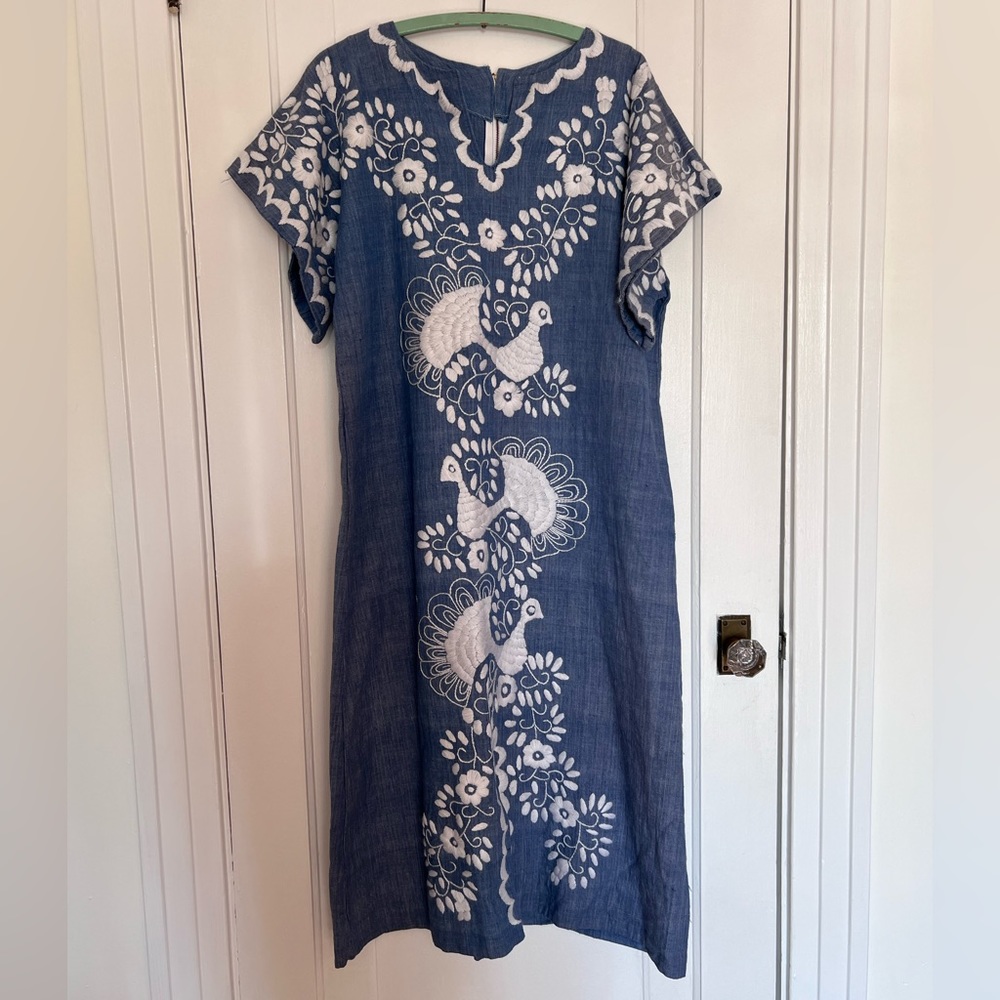 Vintage Hand Embroidered Dress